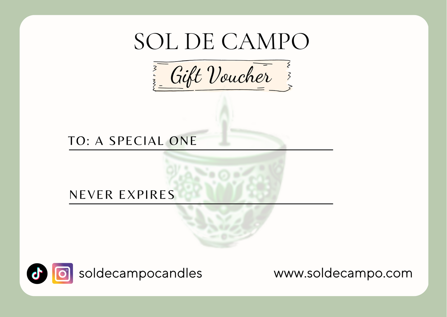 Sol de Campo Gift Card